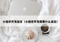 小程序开发语言（小程序开发需要什么语言）